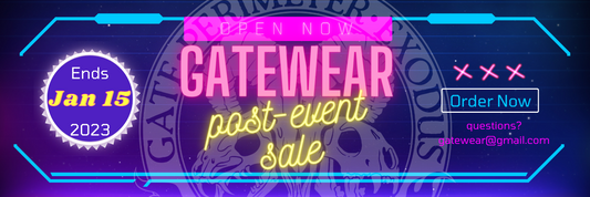 The 2022 Gatewear post-event sale is open - order now