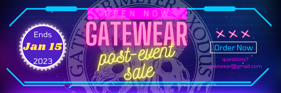 The 2022 Gatewear post-event sale is open - order now